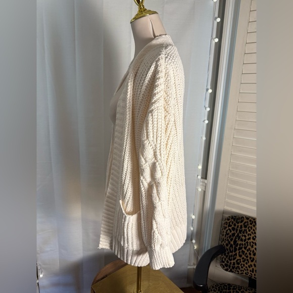 Hippie Rose Cream Knit Cardigan Small - Picture 6 of 8